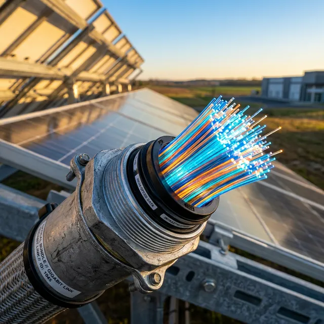 High-speed connectivity and fibre-optic infrastructure integration