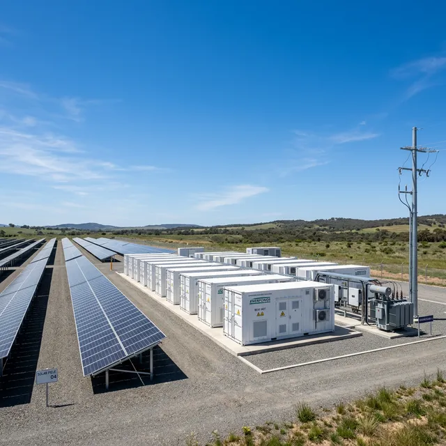 Visual representation of integrated solar and battery storage capacity