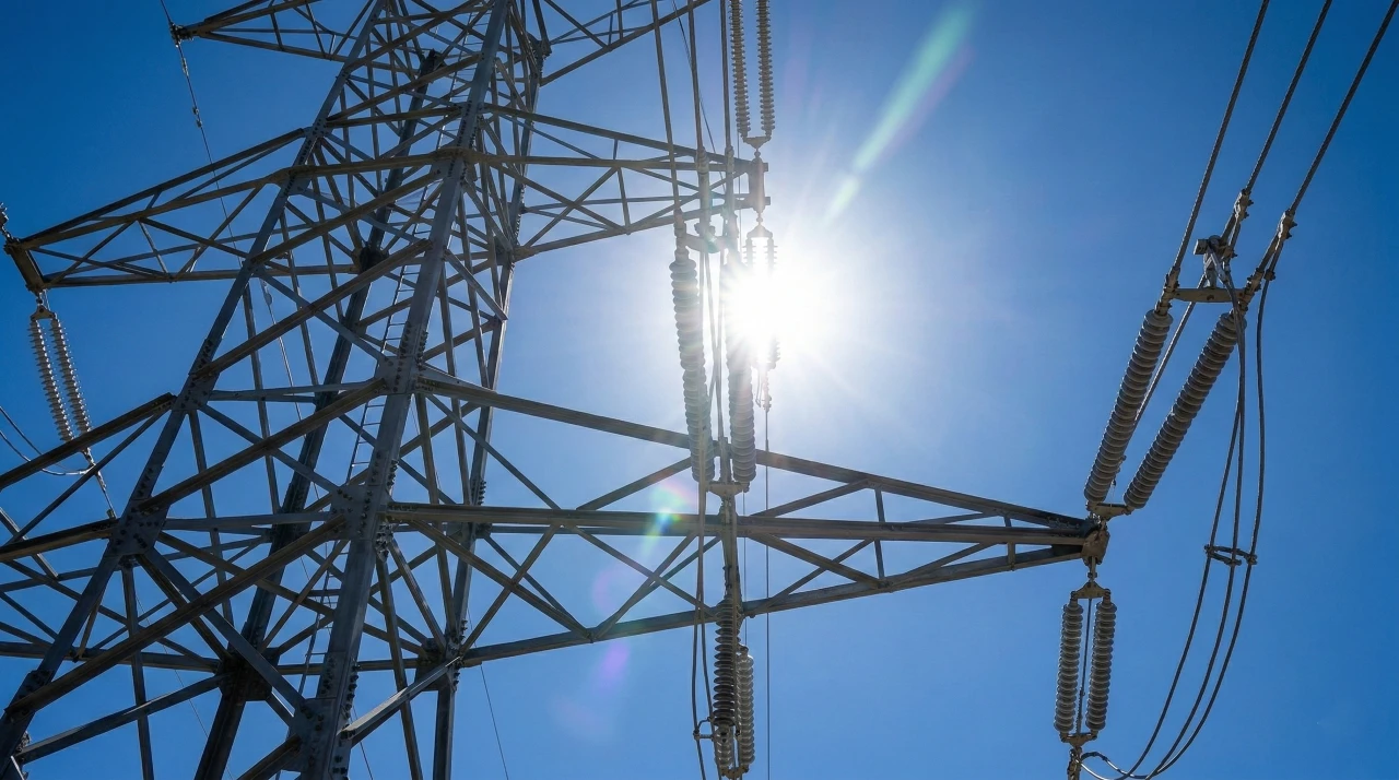 Technical detail of high-voltage transmission lines and connection points